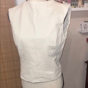 NWT Banana Republic Sleeveless Cream Top